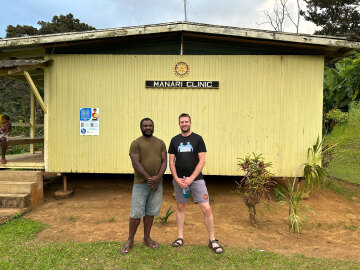 Ben at the Manari Clinic